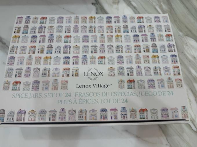 2024 Lenox Spice Village 24 Jar Full Collection Complete Set Box wi