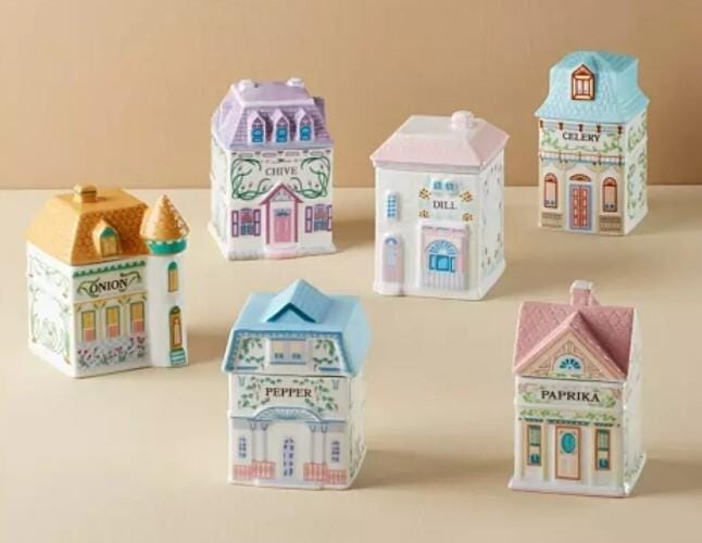 Lenox Spice Village Spice Jar Complete Set 24 Houses 2024