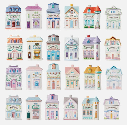 NEW IN HAND - 2024-2025 Lenox Spice Village 24-Piece Jar Collection Complete Set