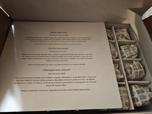 NEW Lenox Village Spice Jar 24 Piece Set Complete Collection 2024