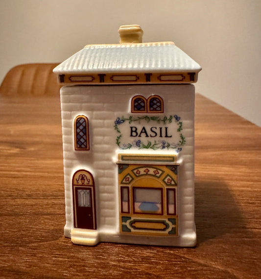 ✨ 1989 Lenox Spice Village Full Set of 24 with Original Hanging Wooden Rack ✨