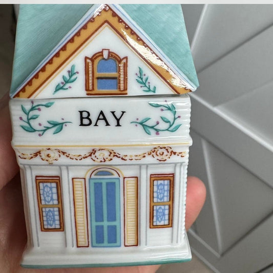 ✨ Vintage Lenox Spice Village 1989 Complete Full Set – 24 Jars + Wooden Rack Stand ✨