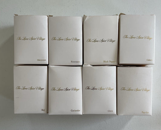 ✨ Vintage 1989 Lenox Spice Village Jars - Original Complete Set of 24 Jars (No Rack) ✨