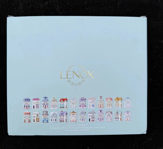 ✨ 2024 Lenox Spice Village 24 Jar Full Collection – Complete Set in Box, Ready to Ship! ✨