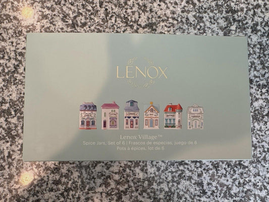 2024 Lenox Spice Village 24 Piece Jar Collection Complete Full Set