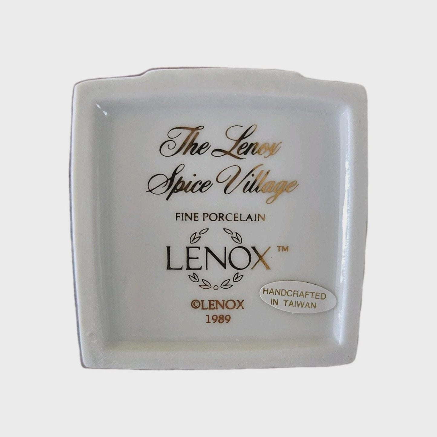 Vintage 1989 Lenox Spice Village Complete Set 24 Fine Porcelain & Advertisement