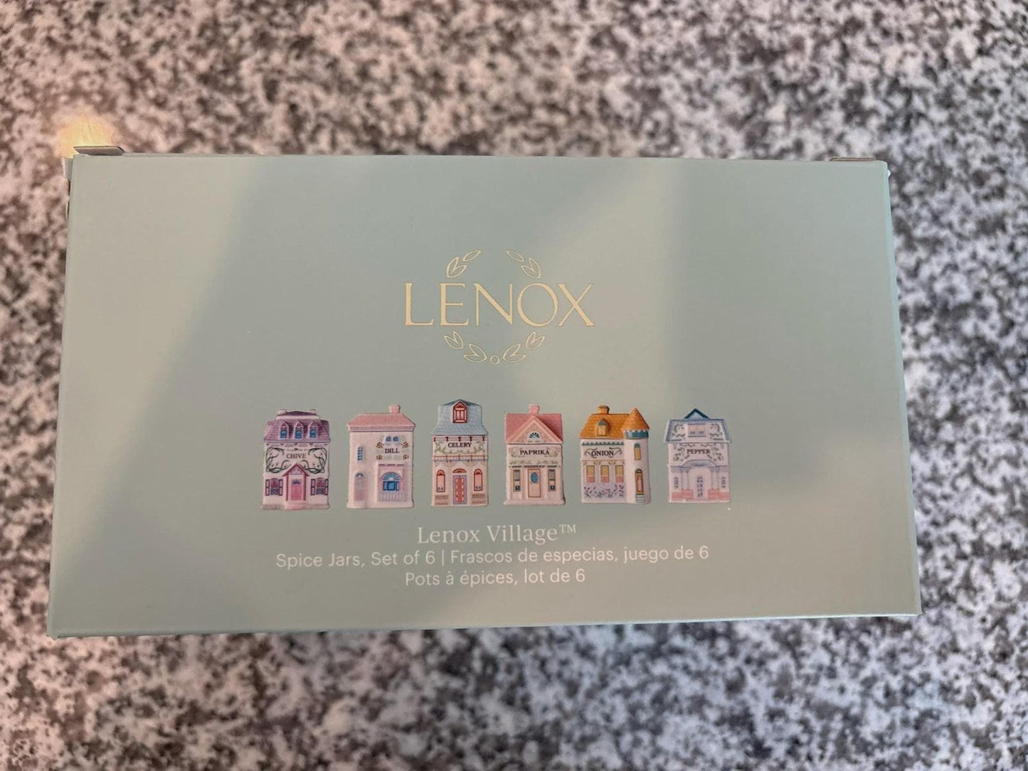 2024 Lenox Spice Village 24 Piece Jar Collection Complete Full Set