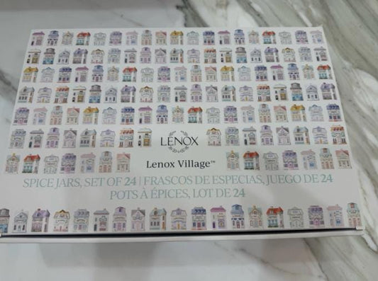 2024 Lenox Spice Village 24 Jar Full Collection Complete Set Box wi