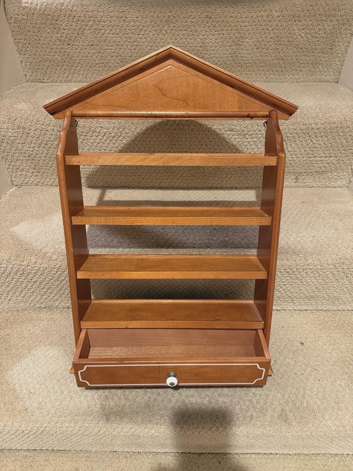 Vintage Original 1989 The Lenox Spice Village Complete with Rack