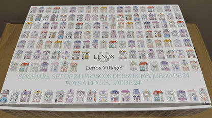 NEW & IN HAND Lenox Spice Village 24 Jar Full Collection Complete Set