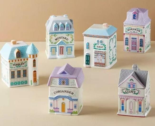 Lenox Spice Village Spice Jar Complete Set 24 Houses 2024