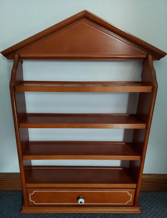 Vintage 1989 Lenox Spice Village Complete 24 Jar Set & Wooden Display Rack COA