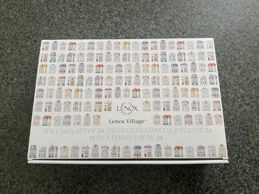 NEW IN HAND - 2024-2025 Lenox Spice Village 24-Piece Jar Collection Complete Set