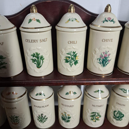 Lenox Garden Spice Jar Set With Rack