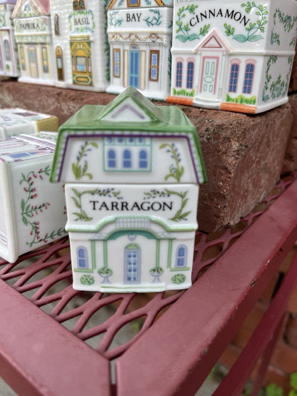 ✨ 1989 Lenox Spice Village House Set of 24 – Vintage, Great Condition, Never Used ✨