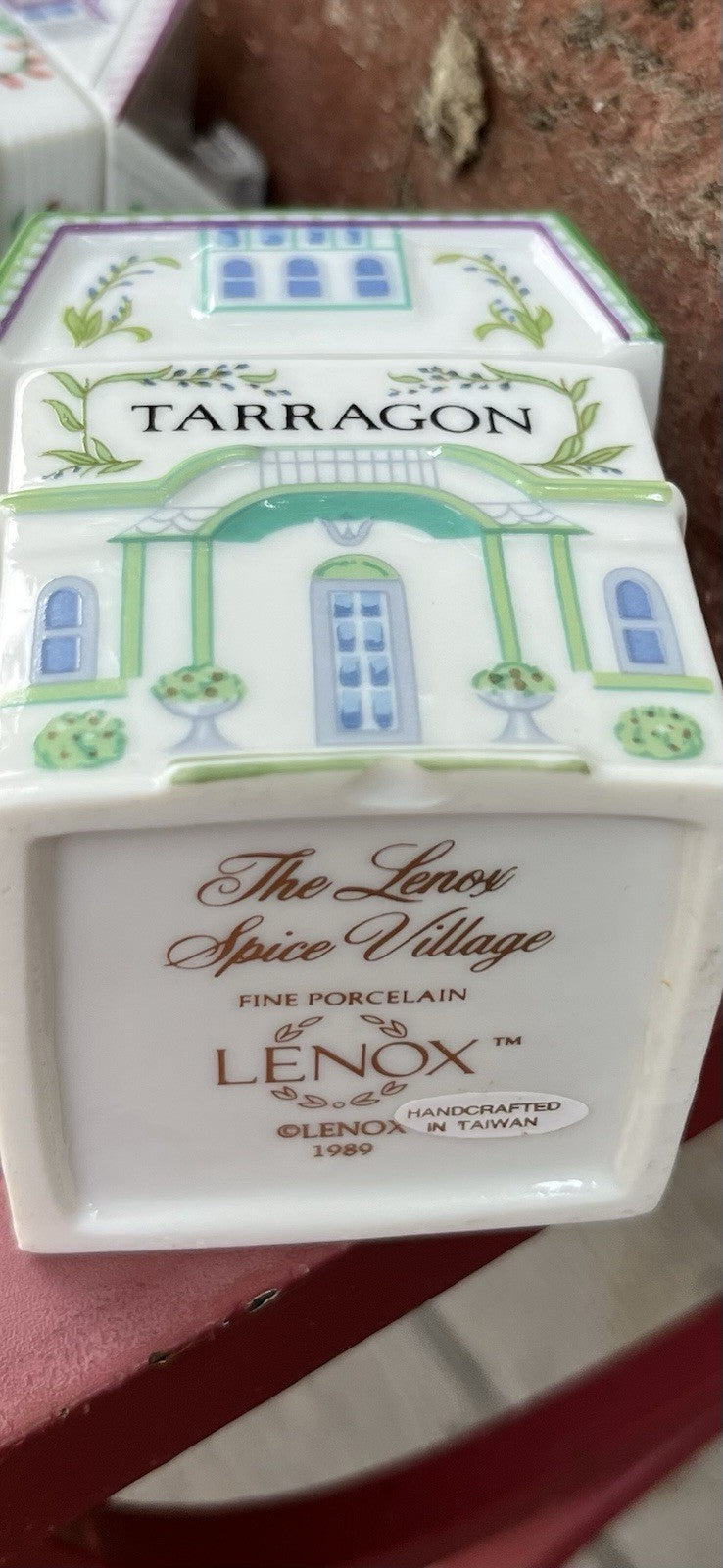 ✨ 1989 Lenox Spice Village House Set of 24 – Vintage, Great Condition, Never Used ✨