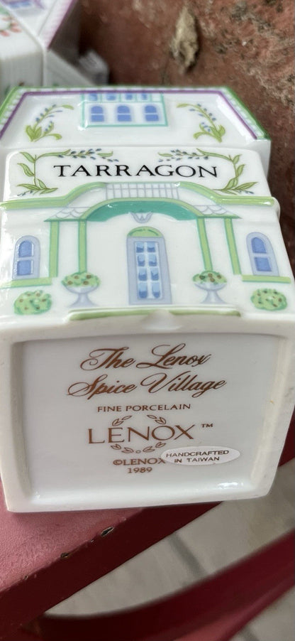 ✨ 1989 Lenox Spice Village House Set of 24 – Vintage, Great Condition, Never Used ✨
