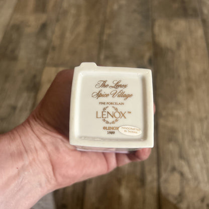 ✨ Vintage 1989 Lenox Spice Village Spice Jar Complete Set of 24 Houses with Original Rack ✨