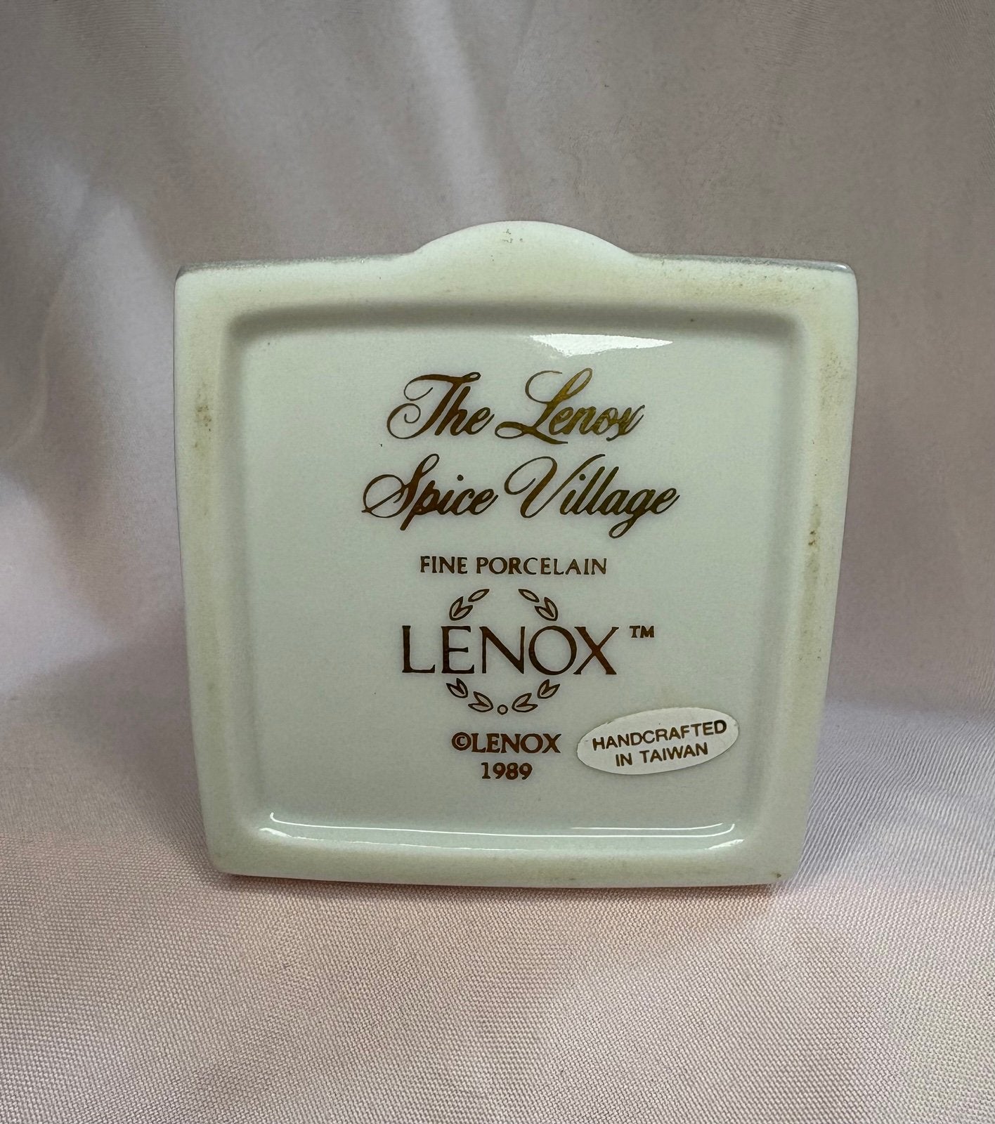 ✨ Original 1989 Lenox Spice Village Complete Set with Spice Rack Shelf ✨