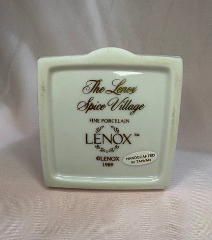 ✨ Original 1989 Lenox Spice Village Complete Set with Spice Rack Shelf ✨