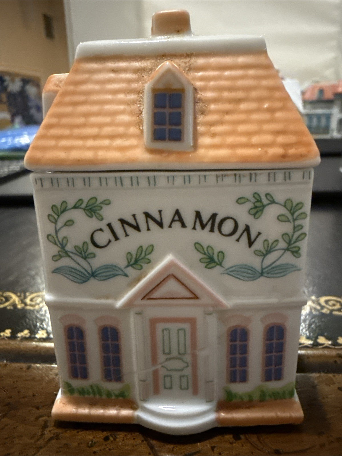 Vintage Original 1989 The Lenox Spice Village Complete with Rack