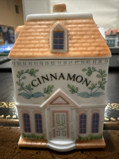 Vintage Original 1989 The Lenox Spice Village Complete with Rack