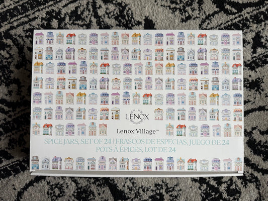 ✨ New Lenox Spice Village Complete Set of 24 Spice Jar Houses [2024] – 2nd Edition ✨