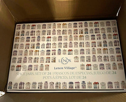 ✨ 2024 Lenox Spice Village 24 Jar Full Collection – Complete Set in Box, Ready to Ship! ✨