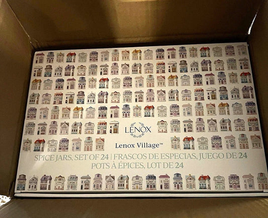✨ 2024 Lenox Spice Village 24 Jar Full Collection – Complete Set in Box, Ready to Ship! ✨