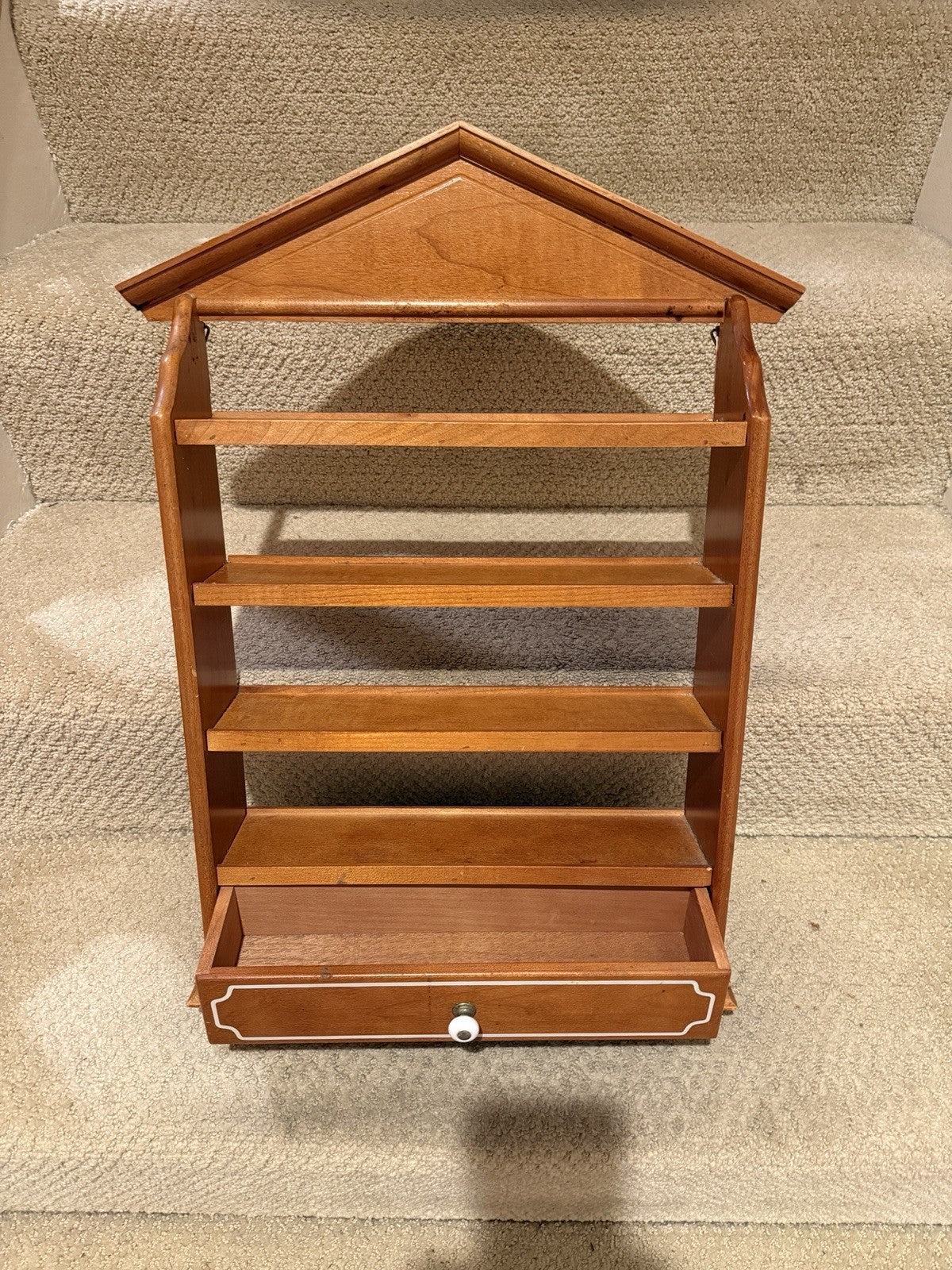 Vintage Original 1989 The Lenox Spice Village Complete with Rack