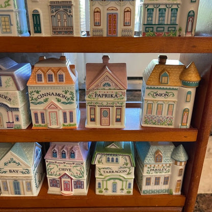 ✨ Lenox 1989 24-Piece Spice Village Set – Great Condition, Never Used with Rack  ✨