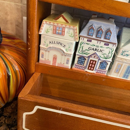 ✨ Lenox 1989 24-Piece Spice Village Set – Great Condition, Never Used with Rack  ✨