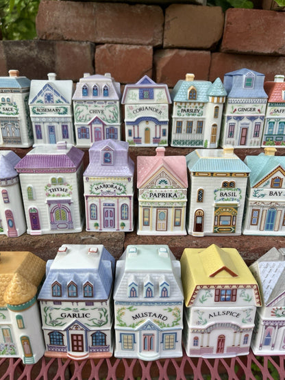 ✨ 1989 Lenox Spice Village House Set of 24 – Vintage, Great Condition, Never Used ✨