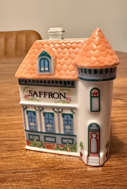 ✨ 1989 Lenox Spice Village Full Set of 24 with Original Hanging Wooden Rack ✨