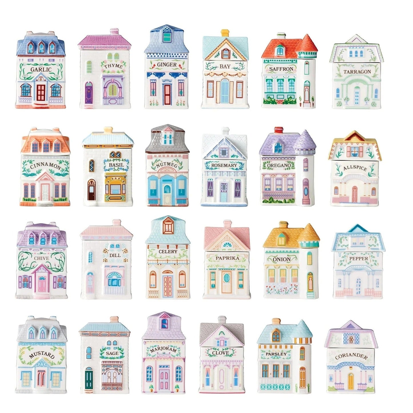 ✨ 2024 Lenox Spice Village 24 Jar Full Collection – Complete Set in Box, Ready to Ship! ✨